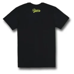 Koszulka T-shirt DAVCA DON'T PANIC czarny biały żółty fluo