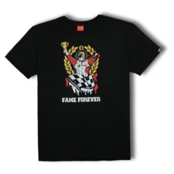 Koszulka T-shirt DAVCA FAME FOREVER czarny