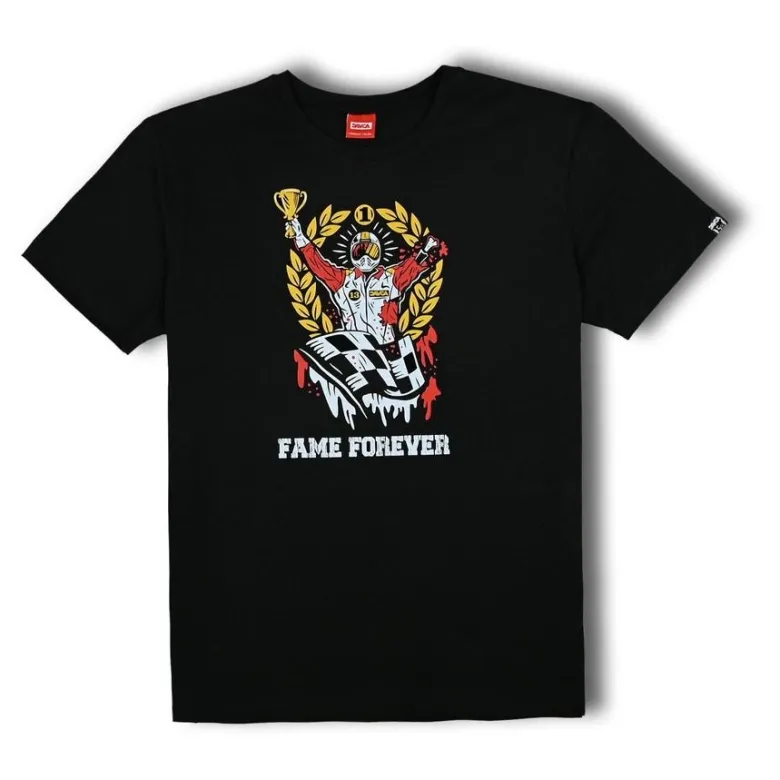 Koszulka T-shirt DAVCA FAME FOREVER czarny