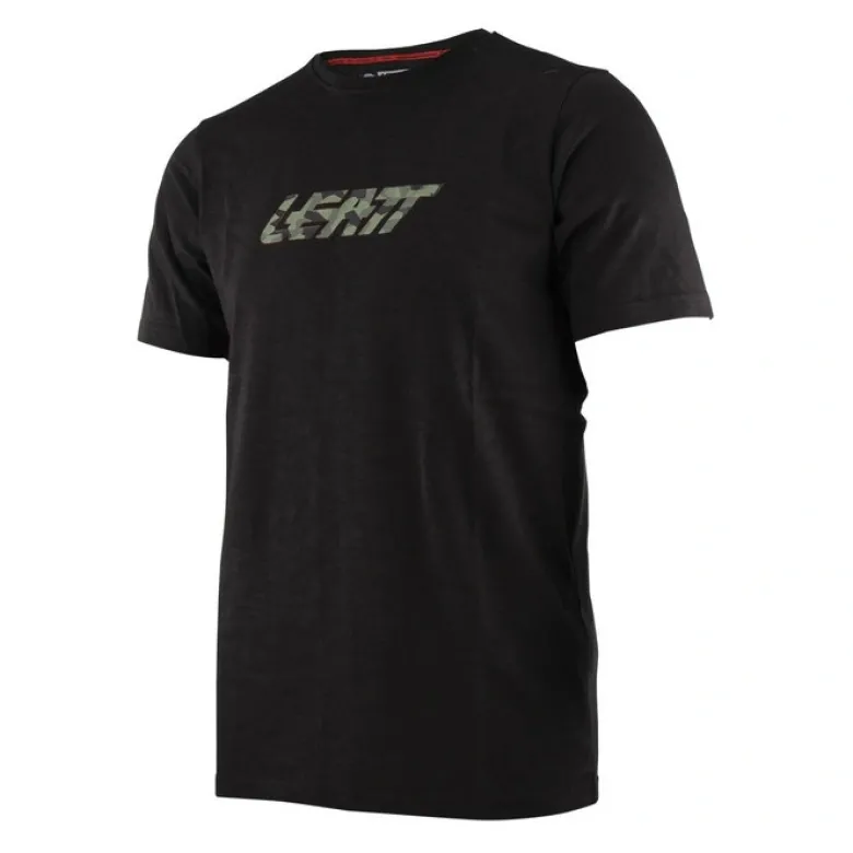 Koszulka T-shirt LEATT BLACK czarny