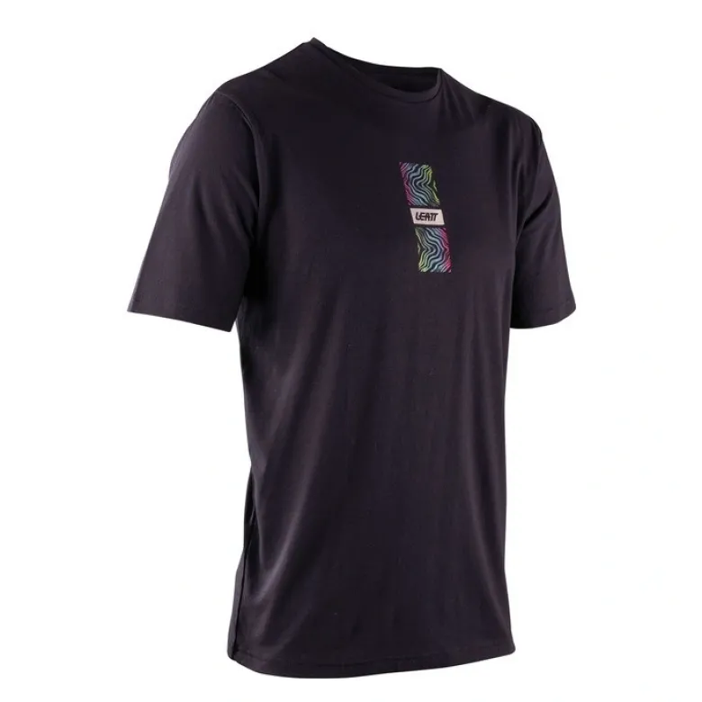 Koszulka T-shirt LEATT CORE BLACK/GREEN zielony