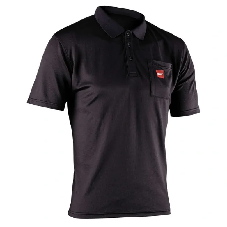 Koszulka T-shirt LEATT POLO TEAM BLACK czarny