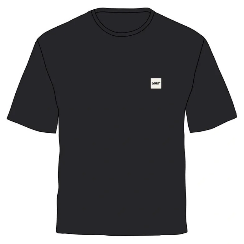 Koszulka T-shirt LEATT TECH PRINT BLACK czarny