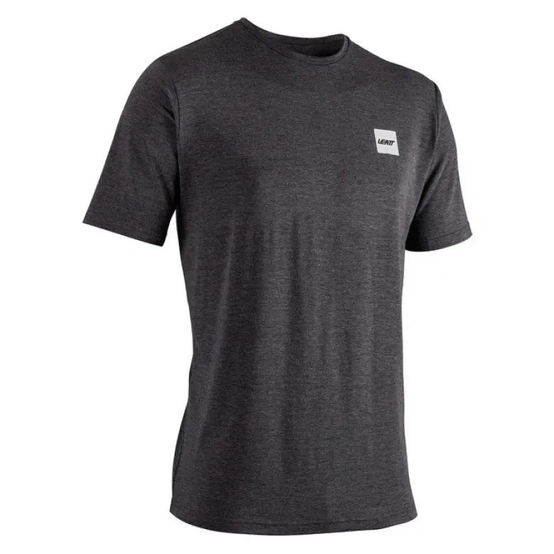 Koszulka T-shirt LEATT TECH PRINT GHOST BLACK czarny