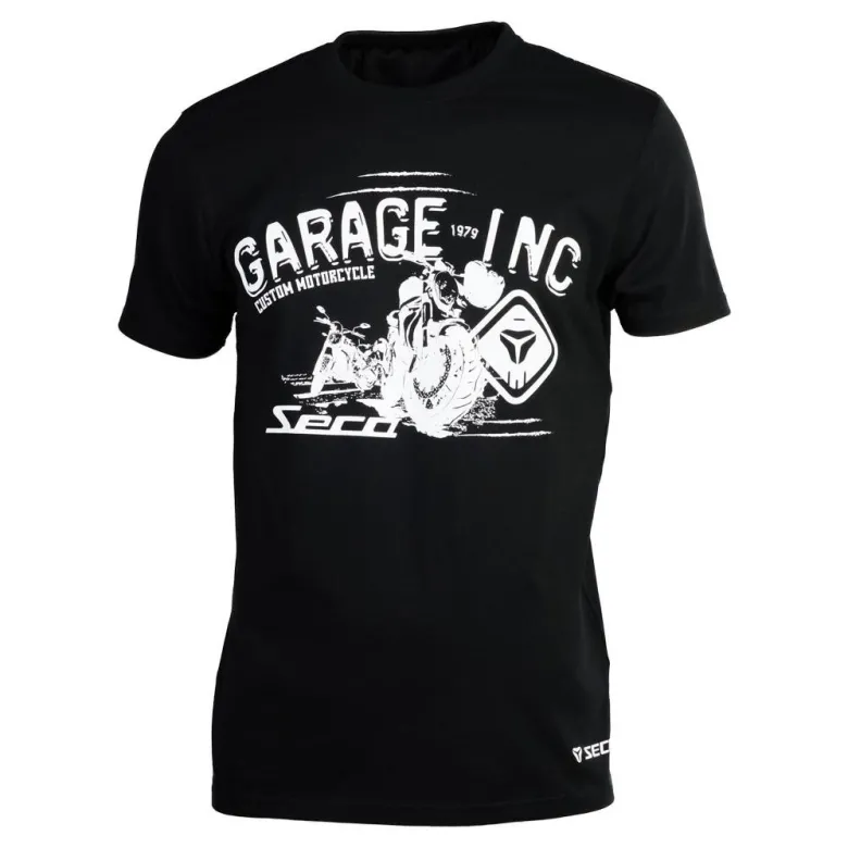 Koszulka T-shirt SECA GARAGE BLACK czarny biały