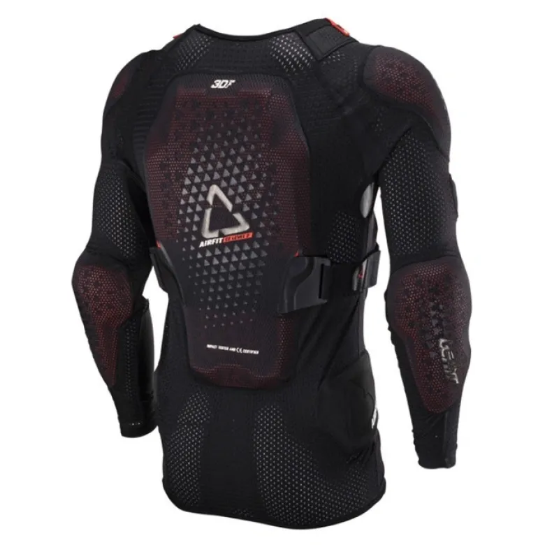 Koszulka z ochraniaczami LEATT 3DF AIRFIT EVO BLACK czarny