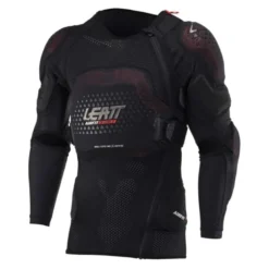 Koszulka z ochraniaczami LEATT 3DF AIRFIT EVO BLACK czarny