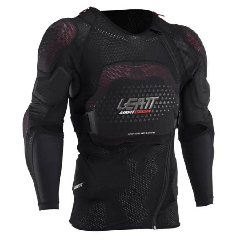 Koszulka z ochraniaczami LEATT 3DF AIRFIT EVO BLACK czarny