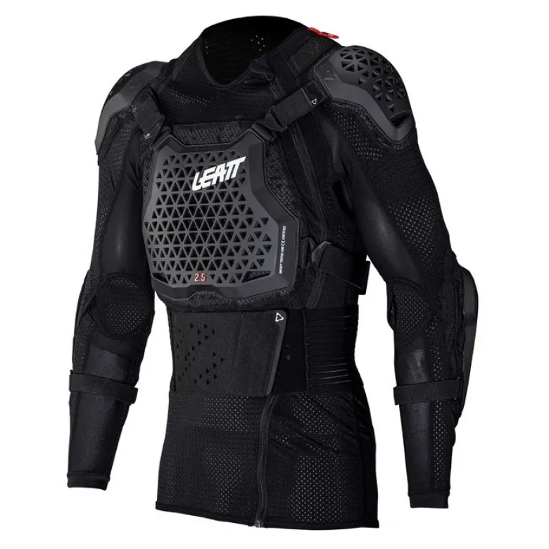 Koszulka z ochraniaczami LEATT 2.5 BLACK czarny