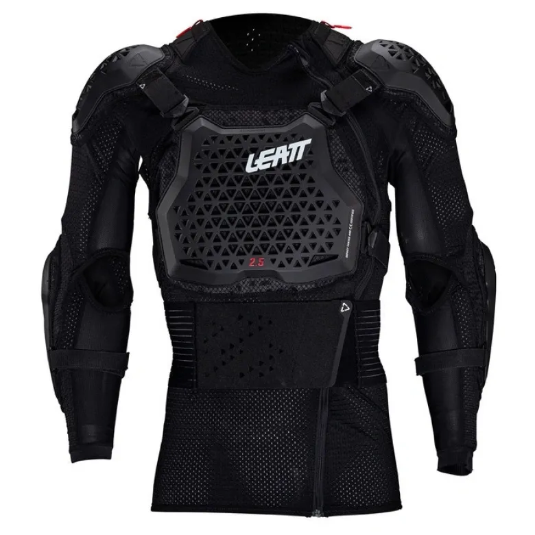 Koszulka z ochraniaczami LEATT 2.5 BLACK czarny