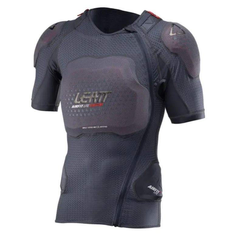 Koszulka z ochraniaczami LEATT 3DF AIRFIT LITE EVO STEALTH szary
