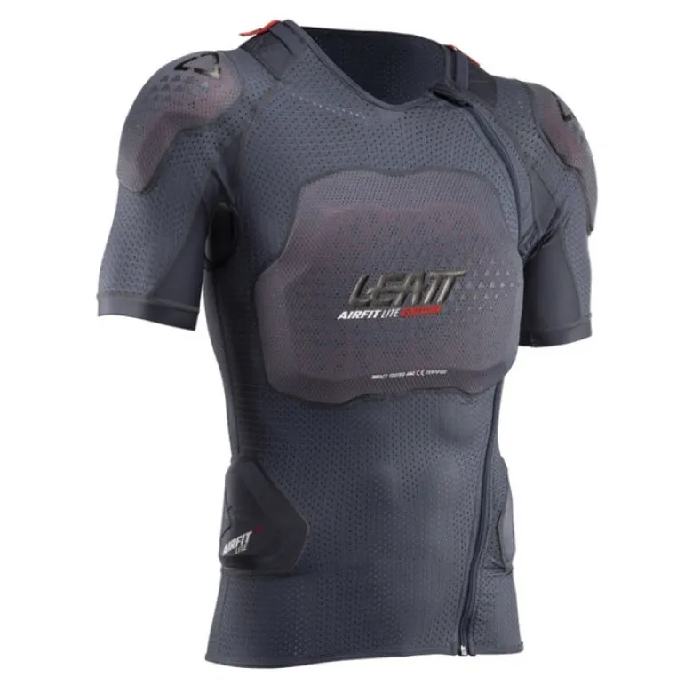 Koszulka z ochraniaczami LEATT 3DF AIRFIT LITE EVO STEALTH szary