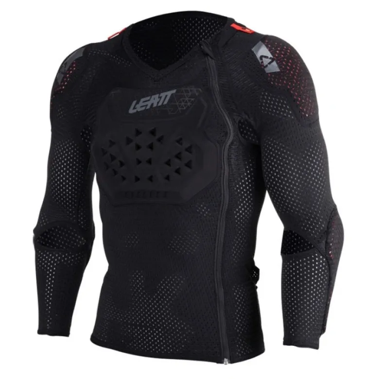 Koszulka z ochraniaczami LEATT REAFLEX STEALTH czarny