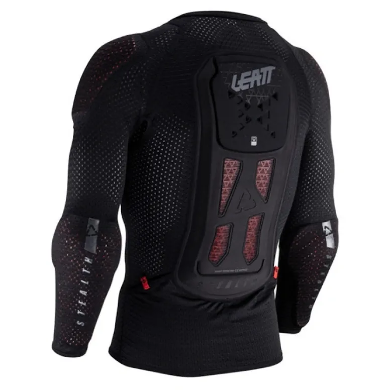 Koszulka z ochraniaczami LEATT REAFLEX STEALTH czarny
