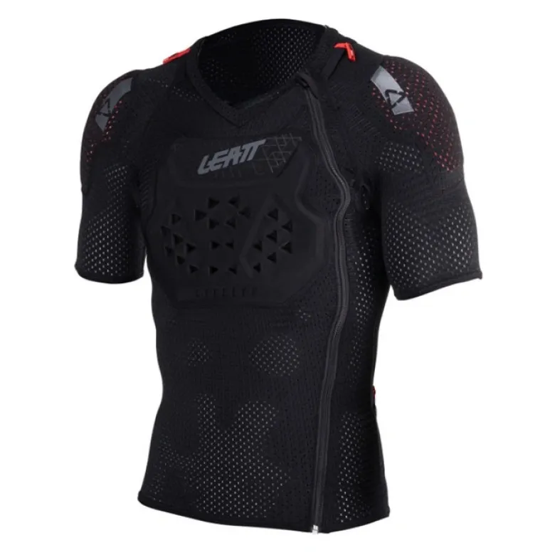 Koszulka z ochraniaczami LEATT TEE REAFLEX STEALTH czarny