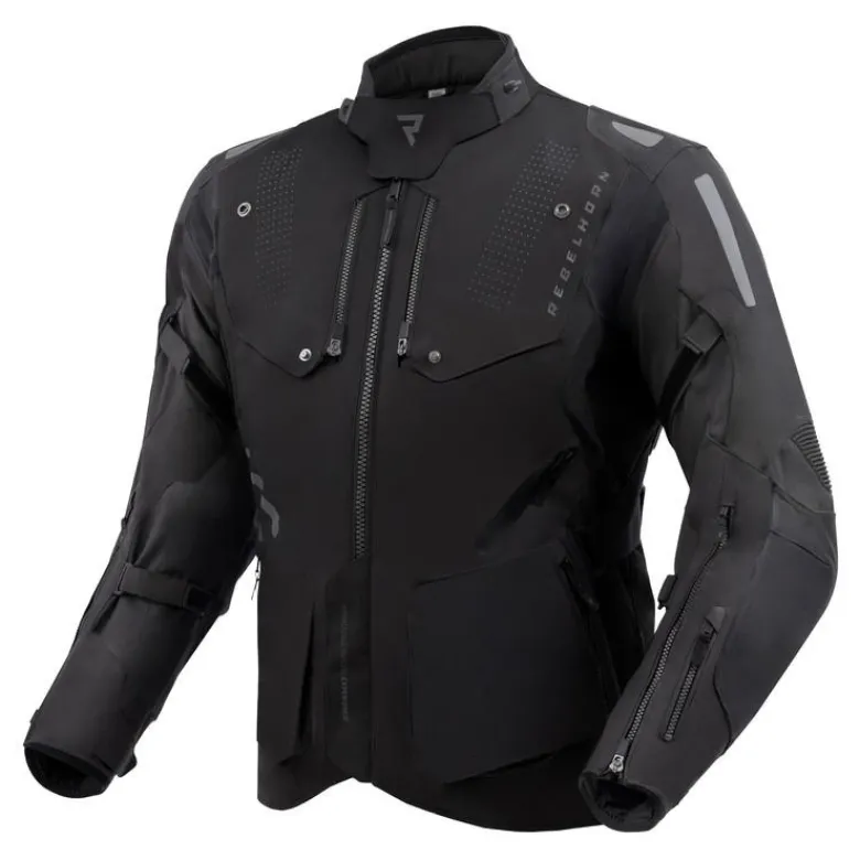 Kurtka motocyklowa tekstylna Rebelhorn Hiker IV czarna