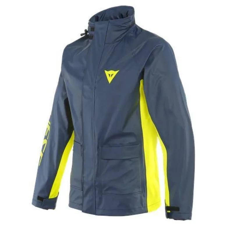 Kurtka przeciwdeszczowa DAINESE STORM 2 niebieski żółty fluo