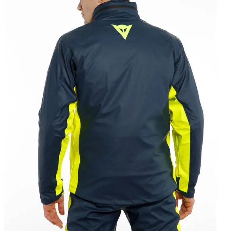 Kurtka przeciwdeszczowa DAINESE STORM 2 niebieski żółty fluo