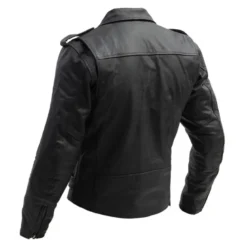 Kurtka skórzana BROGER ROCKER BLACK czarny