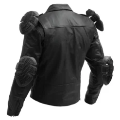 Kurtka skórzana BROGER ROCKER BLACK czarny