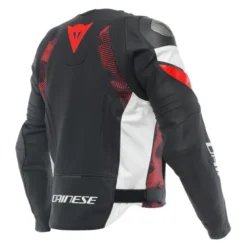 Kurtka skórzana DAINESE AVRO 5 BLACK/RED/WHITE czarny czerwony biały