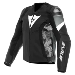 Kurtka skórzana DAINESE AVRO 5 BLACK/WHITE/ANTHRACITE czarny biały grafitowy