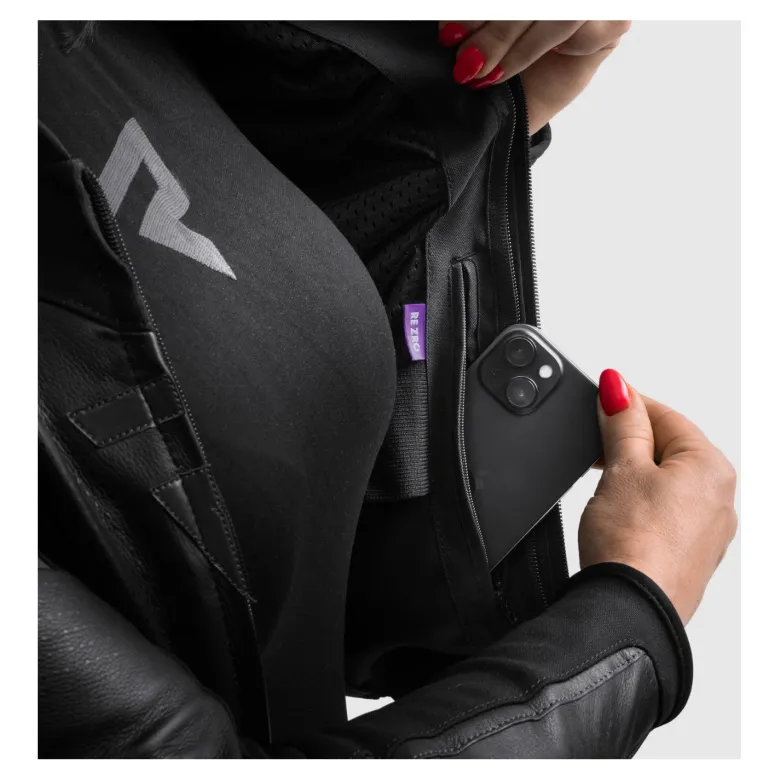 Kurtka skórzana damska REBELHORN DIVA ST BLACK czarny