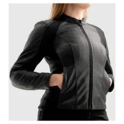 Kurtka skórzana damska REBELHORN SIENA LADY BLACK czarny