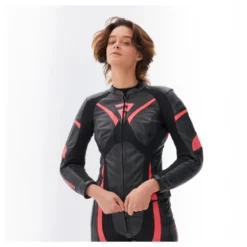 Kurtka skórzana damska REBELHORN REBEL LADY PINK/BLACK różowy czarny