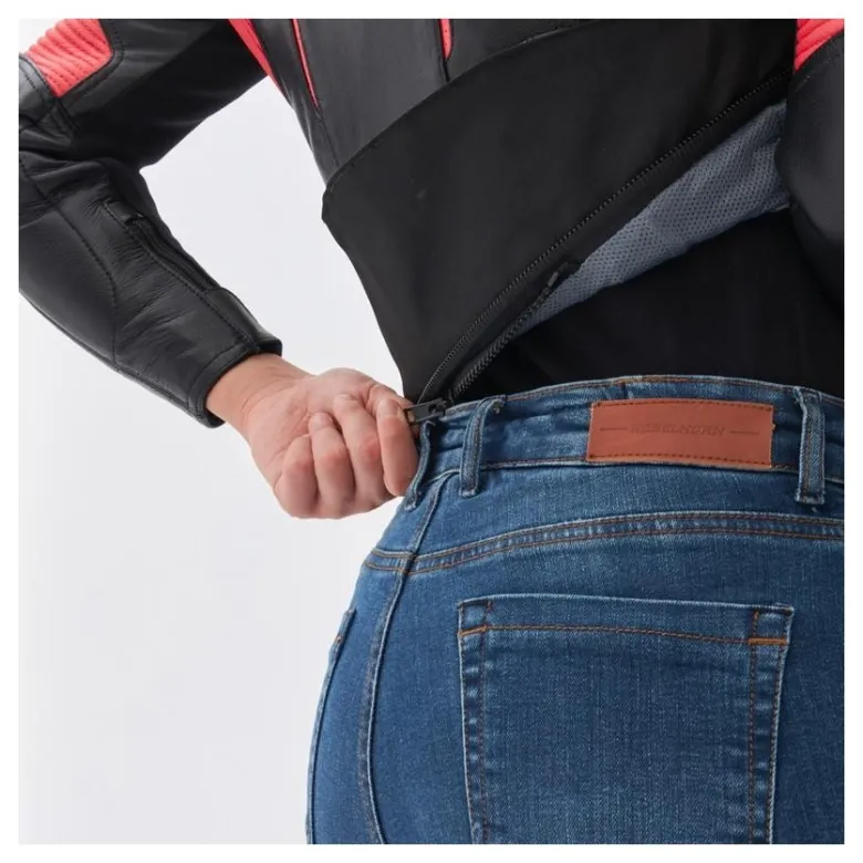 Kurtka skórzana damska REBELHORN REBEL LADY PINK/BLACK różowy czarny