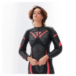 Kurtka skórzana damska REBELHORN REBEL LADY PINK/BLACK różowy czarny