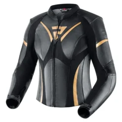 Kurtka skórzana damska REBELHORN REBEL LADY BLACK/GOLD czarny złoty