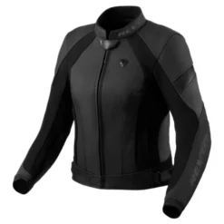 Kurtka skórzana damska REVIT XENA 4 LADY BLACK/ANTHRACITE czarny szary