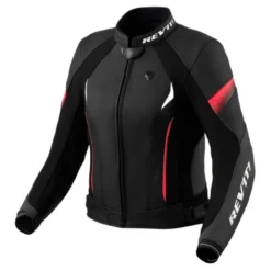 Kurtka skórzana damska REVIT XENA 4 LADY BLACK/PINK czarny różowy
