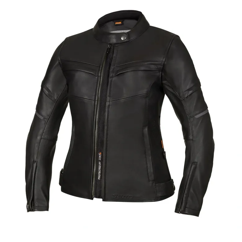 Kurtka skórzana damska SECA DARKSIDE TFL LADY BLACK czarny