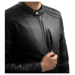 Kurtka skórzana OZONE COLT BLACK czarny