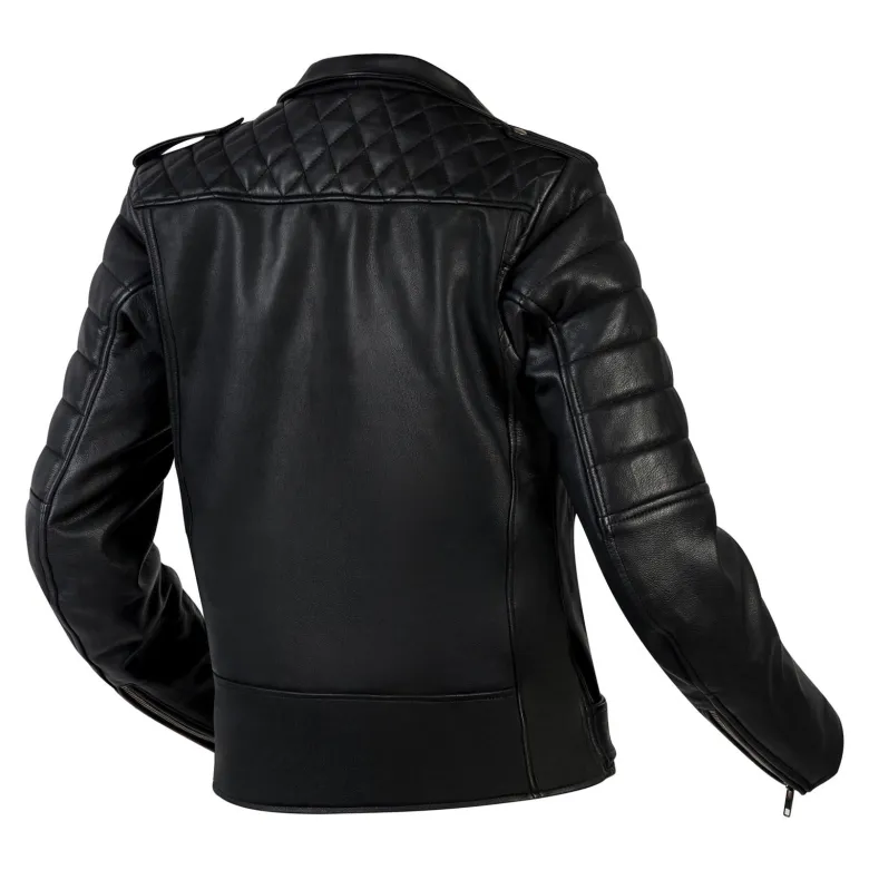 Kurtka skórzana ramoneska damska OZONE RAMONES MODERN LADY MATT BLACK czarny