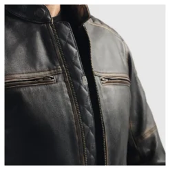 Kurtka skórzana REBELHORN HUNTER II VINTAGE BROWN brązowy