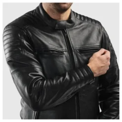 Kurtka skórzana REBELHORN HUNTER II BLACK czarny