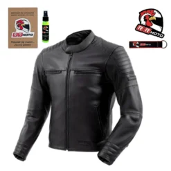 Kurtka skórzana REBELHORN HUNTER II BLACK czarny