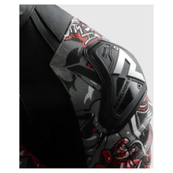 Kurtka skórzana REBELHORN VANDAL 2 Cruze BLACK/DARK GREY/RED czarny szary czerwony