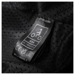 Kurtka skórzana REBELHORN VANDAL 2 BLACK/GREY/FLUO RED czarny szary czerwony fluo