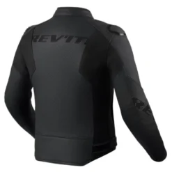 Kurtka skórzana REVIT QUADRATIC BLACK czarny