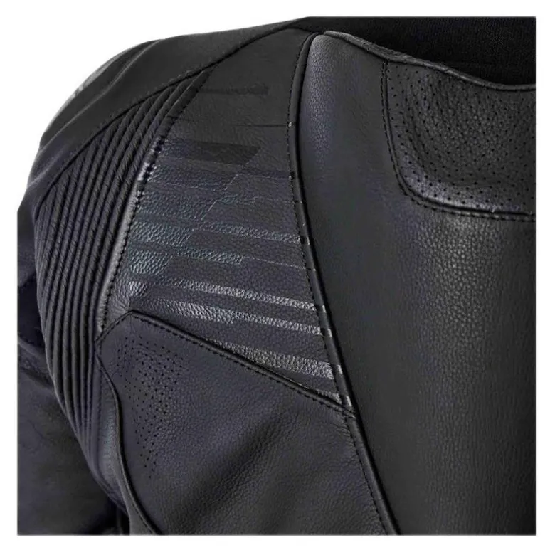 Kurtka skórzana RST TRACTECH EVO D3O BLACK/WHITE czarny biały