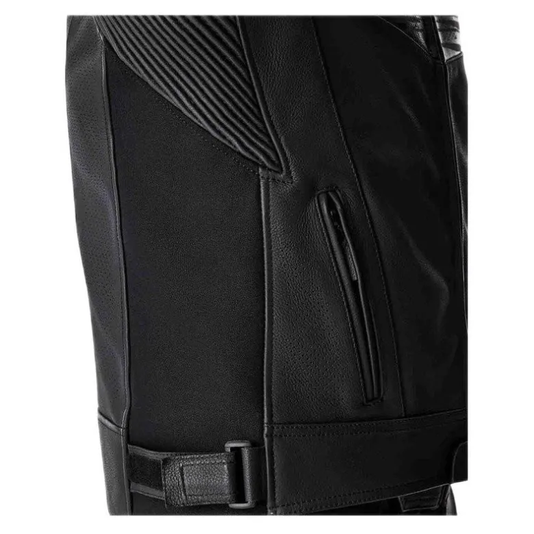 Kurtka skórzana RST TRACTECH EVO D3O BLACK/WHITE czarny biały