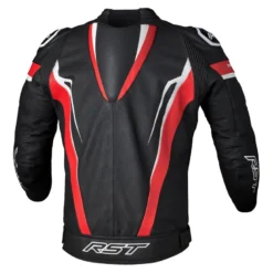 Kurtka skórzana RST TRACTECH EVO 5 RED/BLACK/WHITE czarny czerwony biały