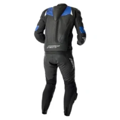 Kurtka skórzana RST TRACTECH EVO D3O BLACK/BLUE czarny niebieski