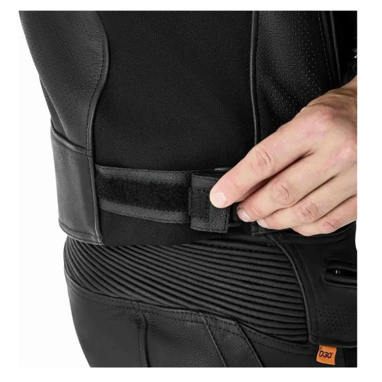 Kurtka skórzana RST TRACTECH EVO D3O BLACK/BLACK/BLACK czarny