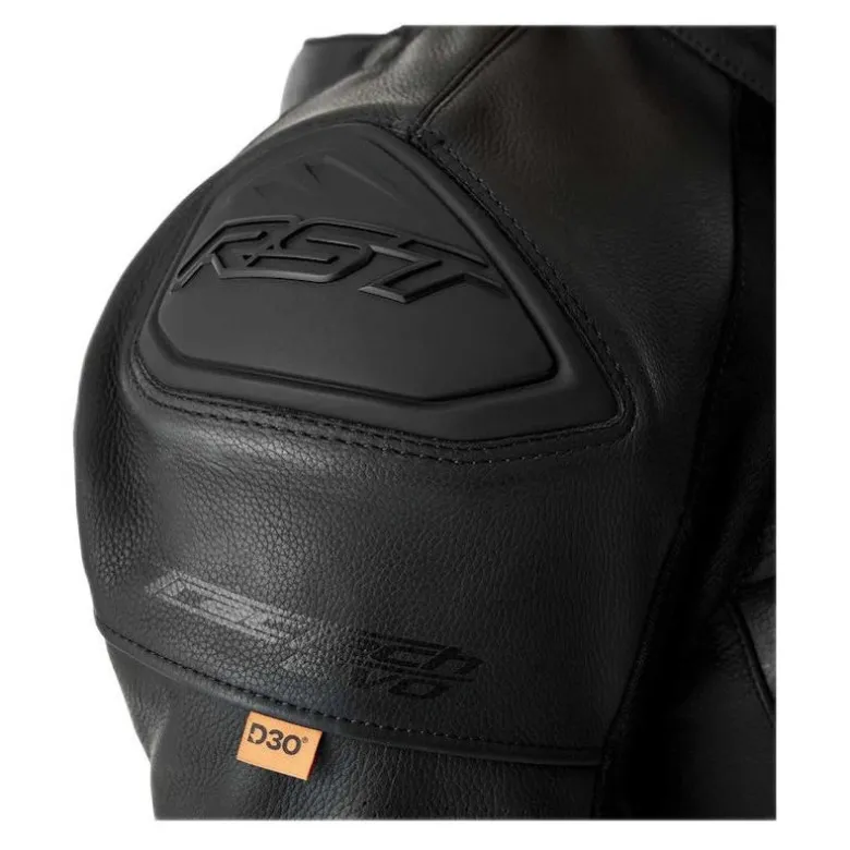 Kurtka skórzana RST TRACTECH EVO D3O BLACK/BLACK/BLACK czarny