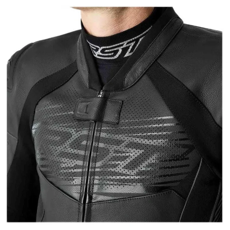Kurtka skórzana RST TRACTECH EVO D3O BLACK/BLACK/BLACK czarny